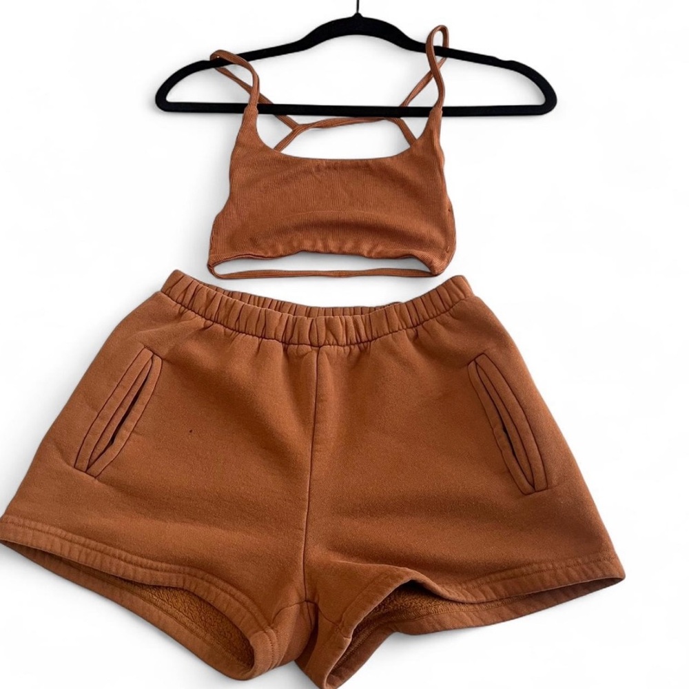 Brown Two-Piece Set